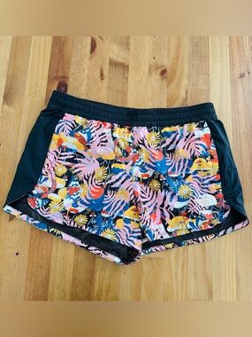 The North Face Women's Tropical Floral Athletic Shorts - Black Trim